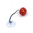 thumbnail image 3 of Tongliya 1 Plastic Bearded Dragon Toy Reptile Toy Bell Ball with Suction Cup and Rope Lizard Critter Red, 3 of 9