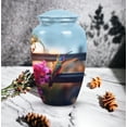 thumbnail image 2 of Humming Bird Urn -Memorial Urn for Human Ashes, Decorative and Artistic Urn, Personalized Funeral Urn, Majestic Tribute Urn, 10" and 3" Urn, 2 of 2