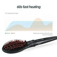 thumbnail image 4 of CkeyiN Straightening Brush 2-Speed Temperature Control Removable Straightening Comb, Curling Hair Comb, Interchangeable Hair Curlers Kit, 4 of 10