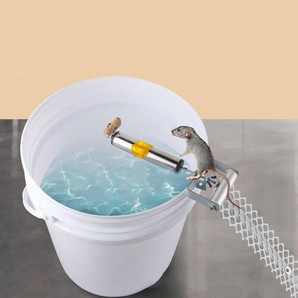 Mouse Trap Bucket Mice Rats Roller Trap Bucket Mousetrap Catcher for