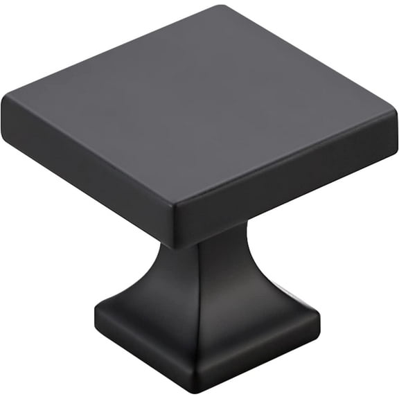 Cabinet Knobs Matte Black Square Knobs for Cabinets and Drawers Cabinet Hardware Kitchen Cabinet Knobs 10 Pack