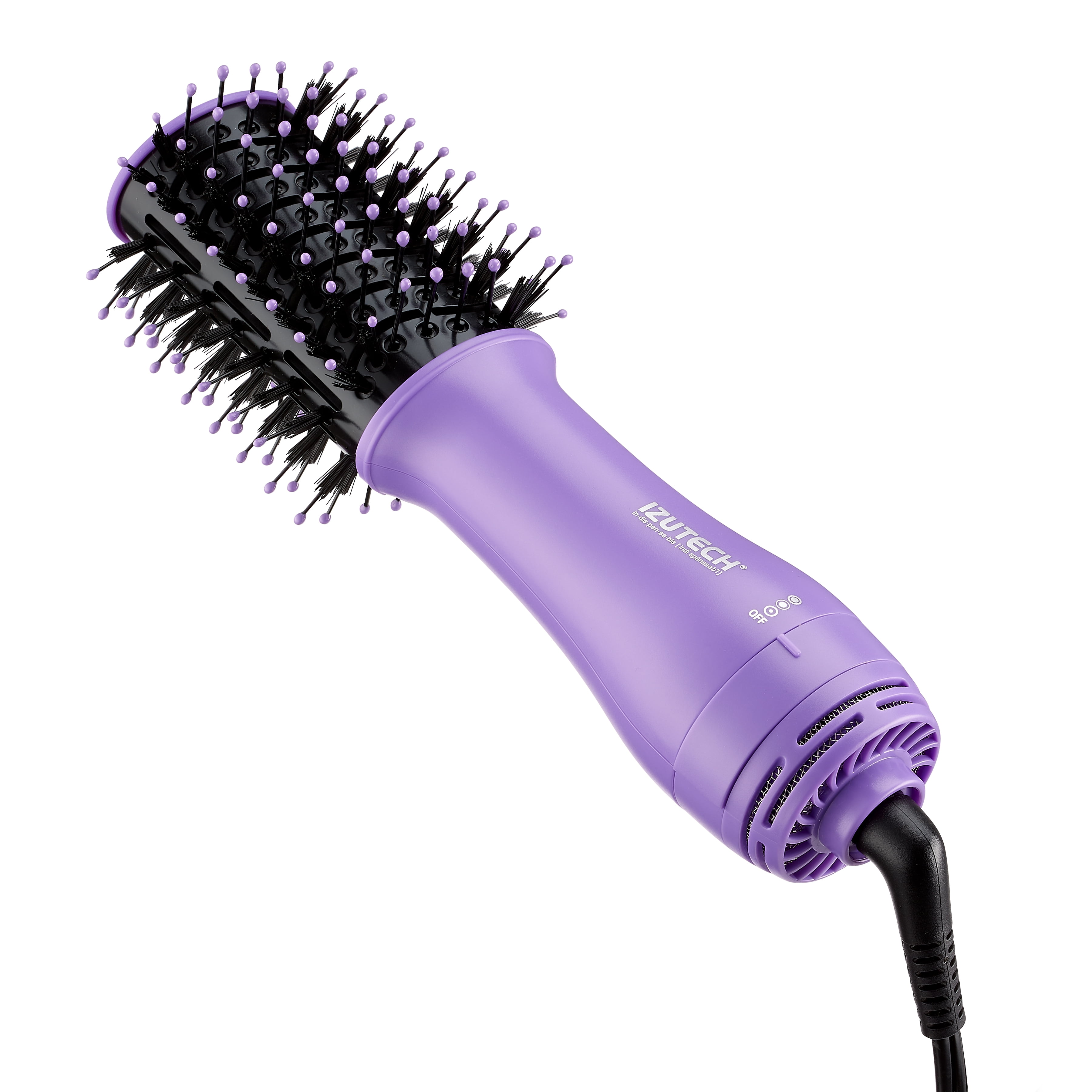 IZUTECH TORO 2-in-1 Portable Hair Dryer with Volumizing Brush Purple