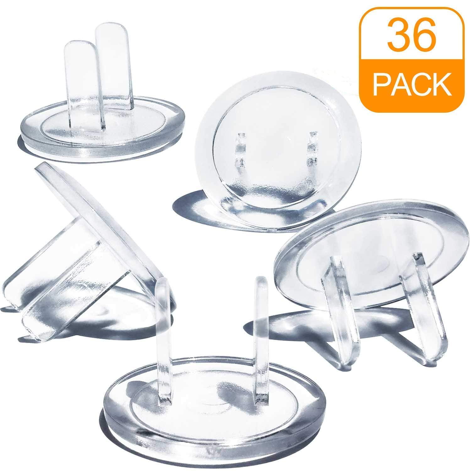 Outlet Plug Covers (36 PCS) Ultra Clear Child Proof Electrical