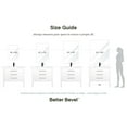 thumbnail image 6 of Better Bevel Frameless Rectangle Mirror, 24" x 36" Bathroom Wall Mirror w/Pencil Polished Edge, 6 of 9