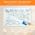 thumbnail image 5 of Tereitr 23.6x35.4 Inch Wall Mounted Whiteboard with 3 Markers & 1 Eraser, Magnetic Dry Erase Board, Frameless, Scratch Resistant Tempered Glass for Office, Home, School, 5 of 9