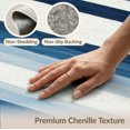 thumbnail image 6 of ODIKA 9'x12' Washable Area Rug Striped Gradient Bands Powder Transitions Scandinavian Stripes for Great Room, Indoor Concept, Large Living Low Pile, Flatwoven, 6 of 7