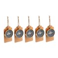 thumbnail image 4 of WHAMVOX 6Set Bridal Shower Favors Light Brown Compass Pendant for Wedding Guests, 4 of 8