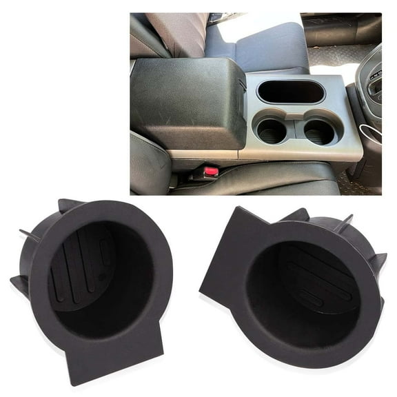 PIT66 Rear Seat Center Console Cup Holder Fit For 2004-2008 F-150 Expedition Navigator
