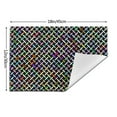 thumbnail image 3 of XMXY Woven Placemats Set of 4 PCS, Geometric Colorful Pattern Table Mats Washable Heat Resistant Placemats, 3 of 6