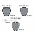 thumbnail image 1 of Brake Pad Set, 1 of 1