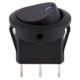 thumbnail image 4 of 12V LED Inverter Rocking Rocker Switch ROUND SPST ON-OFF for BOAT Car Blue,1 x car boat Rocker Switch,blue, 4 of 8