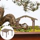 thumbnail image 3 of Cabaña de paja en miniatura - Material ABS, paja desmontable, micro granja - para jardín de hadas, terrario, decoración de bonsái, 3 of 8