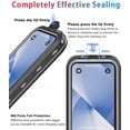 thumbnail image 3 of for iPhone 13 Case Waterproof Shockproof Dustproof Full-Body Sturdy with Camera Lens Protector and Built-in Screen Protector,Underwater Full Sealed Cover Protective for iPhone 13(Black), 3 of 13