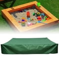 thumbnail image 1 of AMERTEER Waterproof Bunker Cover with Traction Rope 95% UV Resistant Outdoor Garden Sunshade Oxford Cloth Shelter Canopy Children Toy Sandpit Pool Sandbox Cover for Kids Garden Outdoor, 1 of 11