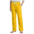 thumbnail image 3 of KPOPLK Boys' Jogger Pants Soft Athletic Tricot Jogger Sweatpants for Boys(12-13 Years,F109-Yellow), 3 of 8