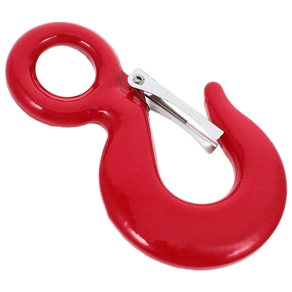 PENIKOKO Heavy Duty Steel Wire Rope Lifting Hook with Eye for Industrial, Construction, and Rigging Applications