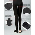 thumbnail image 3 of Daydance Black Ballet Tights Ultra Soft Footed Dance Leggings for Girls, One Pair, 3 of 5