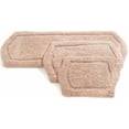 thumbnail image 3 of Chesapeake Paradise 3pc Memory Foam Taupe Bath Rug Set (22"x60" & 21"x34" & 17"x24"), 3 of 7