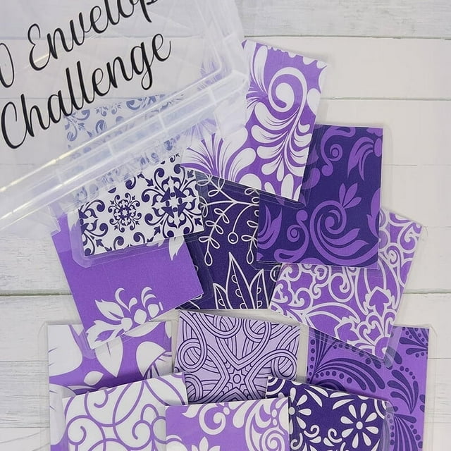 100 Envelope Challenge Box Set Easy And Fun Way To Save $10 000 Money
