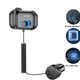 thumbnail image 2 of Transmisor FM Kit de auriculares manos libres Auriculares Reproductor de MP3 Llamada privada Usb Pd Receptor de audio de carga rápida Feliz Sencillez, 2 of 4