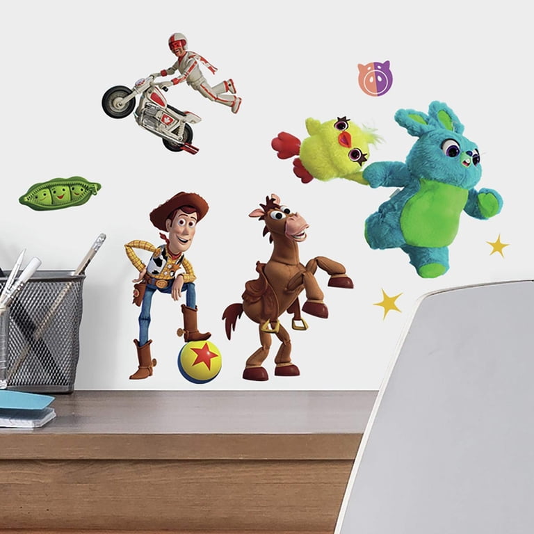 RoomMates Toy Story 3 Glow In The Dark Wall Decals - Peel & Stick, 25"x50", Includes Woody & Buzz