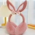 thumbnail image 2 of Cache-oreilles pour Portée de Tir Rose Cache-Oreilles pour Hiver Hommes Fins Dames Automne et Hiver Mignon Oreilles de Lapin Ajustables Cache-Oreilles Chauds, 2 of 7