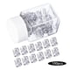 thumbnail image 3 of 100 piezas de cuentas de rastas, anillos de joyería para el cabello, decoraciones, colgantes para el cabello 100 piezas de plata con botella, 3 of 9
