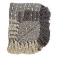 thumbnail image 2 of Delicate Tiny Stitched Pom Pom Tassel Trim Cozy Throw Blanket - 50" W x 60" L, 2 of 3
