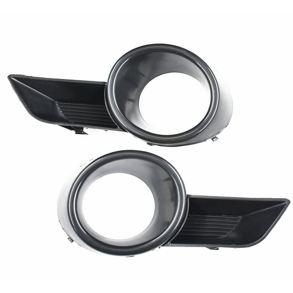 LABLT Pair Front Bumper Fog Light Grille Cover Trim Fit for 08-10 Toyota Highlander Fits select: 2008 TOYOTA HIGHLANDER MEDIUM, 2009-2010 TOYOTA HIGHLANDER LIMITED