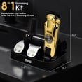 thumbnail image 5 of Men's Grooming Kit, Beard Trimmer for Men, Nose Trimmer, Body Trimmer, Foil Shaver, T-Blade, Mustache, Cordless Hair Trimmer, IPX6 Waterproof,2 Speeds Adjustable, Gift for Men (Gold), 5 of 6