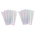 thumbnail image 1 of 40 Piezas de Papel de Celofán de 59 cm x 57 cm, Película Iridiscente, Envoltura de Regalo, Papel de Embalaje de Envoltura de Flores Arcoíris, Ven, 1 of 10