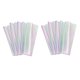 thumbnail image 1 of 40 Piezas de Papel de Celofán de 59 cm x 57 cm, Película Iridiscente, Envoltura de Regalo, Papel de Embalaje de Envoltura de Flores Arcoíris, Ven, 1 of 10