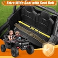 thumbnail image 6 of Farmdex 24 Volt 2 Seater Ride on Toys for Kids, Powered Ride on Cars with Remote Control, Electric UTV Car for 3-8 Boys Girls Gift w/ Bluetooth, LED Light, Music, Black, 6 of 11