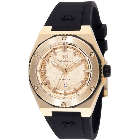 Technomarine TM-416055 Women's Coral Legacy Gold Dial Strap Watch