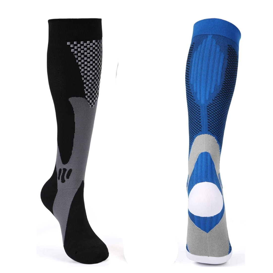 EZGO Unisex Compression Socks 2030 mmHg Compression Stockings Medical Nursing Socks Knee High