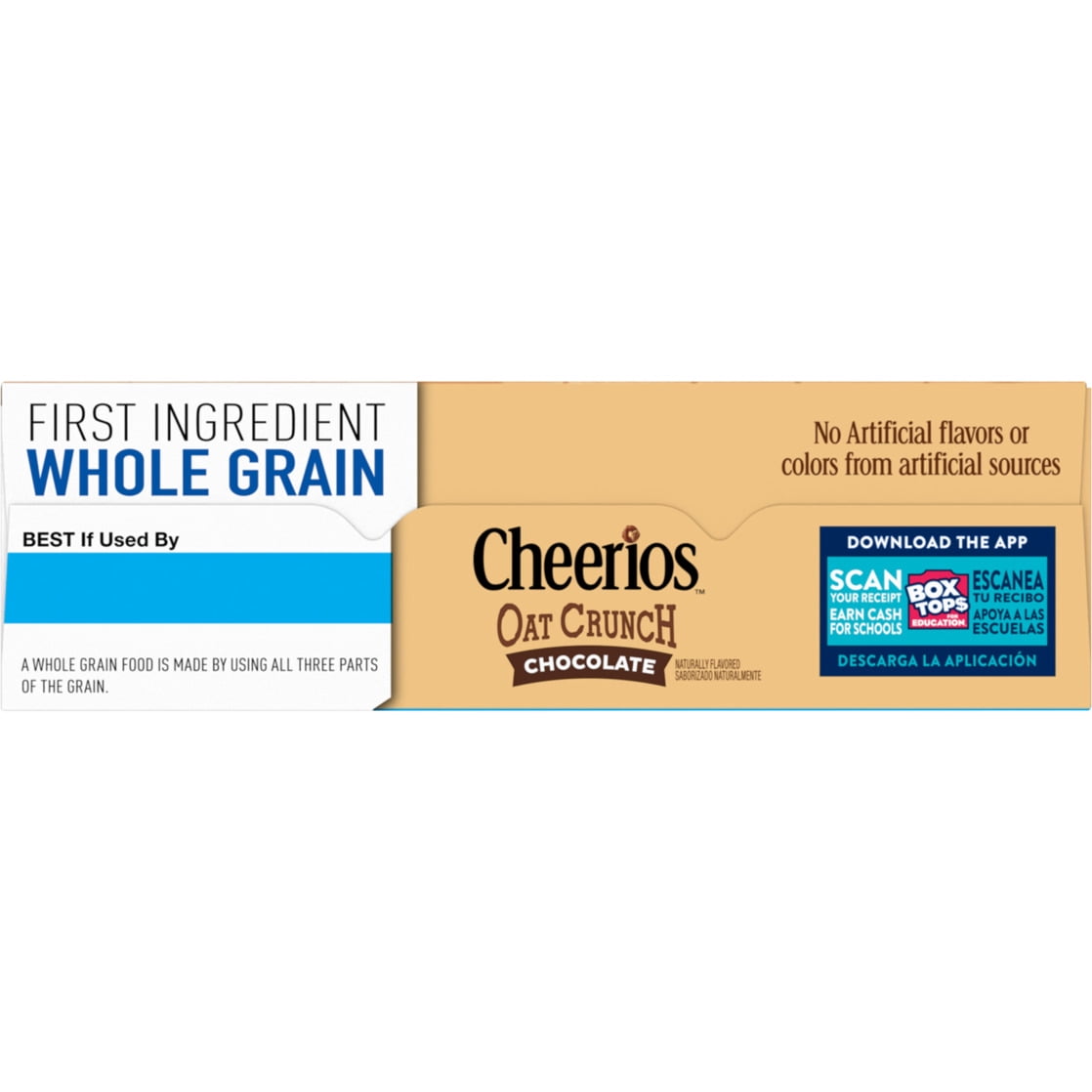 (8 pack) Cheerios Oat Crunch Chocolate Breakfast Cereal, Made with Whole Grain, Family Size, 24 oz