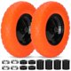 thumbnail image 1 of Neumáticos para carretilla Pontuss 16" sin aire con rodamientos de 5/8", 1 of 8
