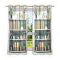 thumbnail image 6 of Yayeee Window Curtains Set of 2 for Living Room Light Filtering 63"x42", White Shelf, 6 of 7