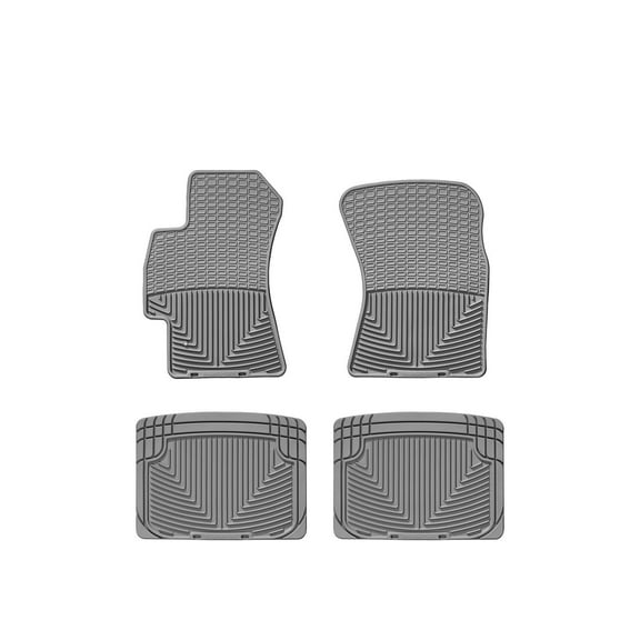WeatherTech All-Weather Floor Mats compatible with Subaru Baja, Impreza WRX STi, Outback, Impreza WRX, Tribeca, Impreza - 1st & 2nd Row, Grey
