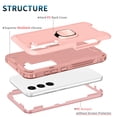 thumbnail image 5 of SaniMore for Samsung Galaxy S23 FE Magnetic Case, Rugged PC & TPU Bumpers with Car Mount & Ring Kickstand Heavy Duty Full Body Protective Case for Women Men, Rosegold, 5 of 9