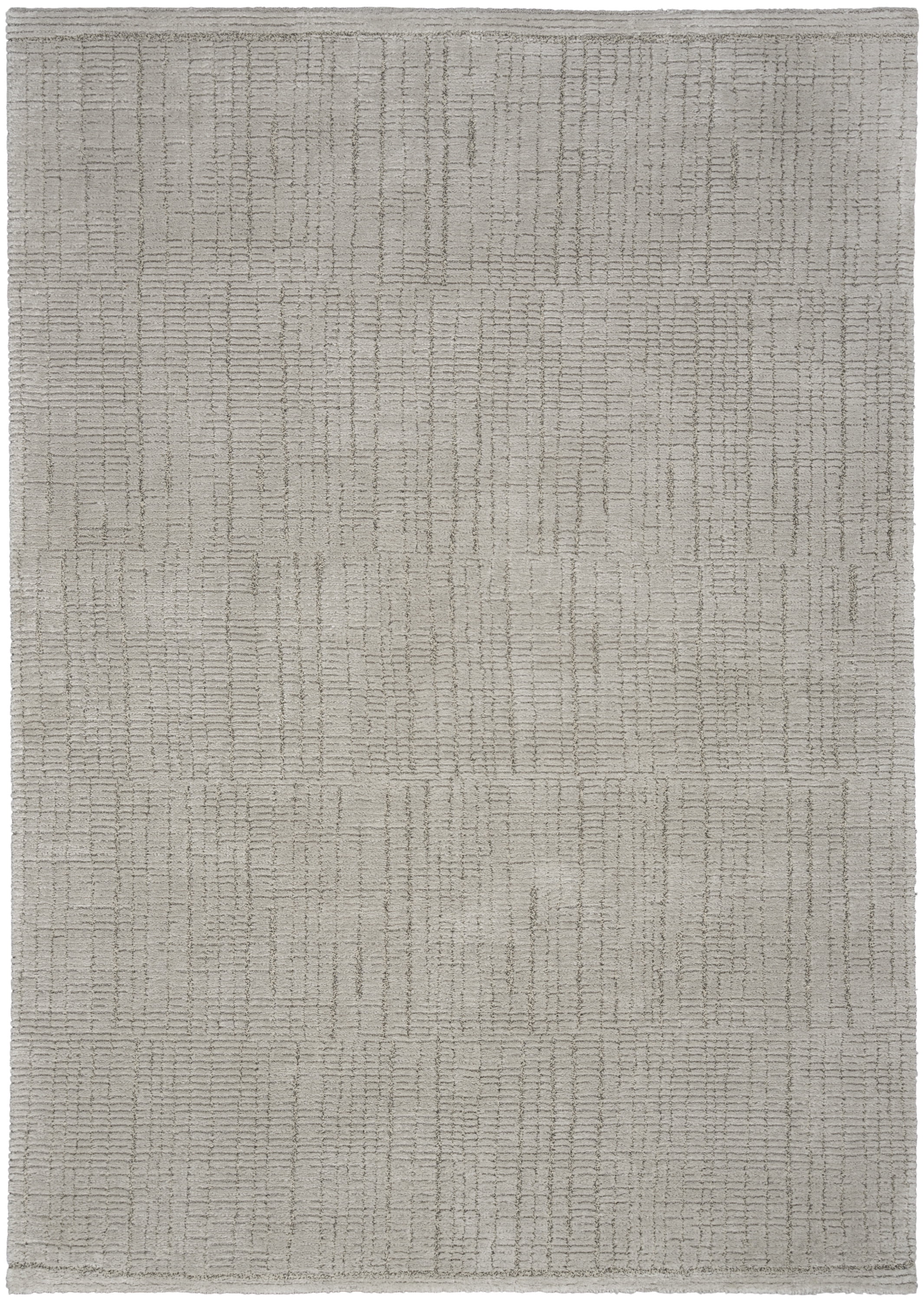 Nourison Andes Abstract Silver 7'10" x 9'10" Area Rug (8x10)