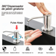 thumbnail image 2 of Dispensador De Jabón Para Fregadero Con Botella De 500ml Xtellar plateado, 2 of 4