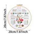 thumbnail image 3 of Embroidery with Embroidery Easy Embroidery for Beginners and Adults Full Embroidery with Needles and Thread Included, 3 of 7