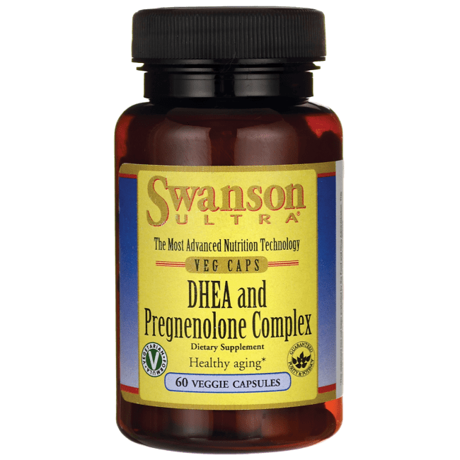 Swanson Dhea and Pregnenolone Complex 60 Veggie Capsules