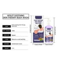 thumbnail image 3 of Clearance Violet Skin Shower Gel Gently Cleans The Skin The Back Of The Body Moisturizing And Moisturizing It 100ml, 3 of 5
