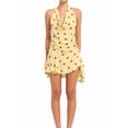 thumbnail image 3 of Women'S Polka Dots Cowl Neck Halter Dress Draped Open Back Date Night Mini Dress Color XL, 3 of 9