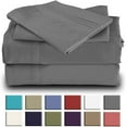 thumbnail image 3 of Home Goods Luxury Bamboo Sheet Set Soft Hypoallergenic Deep Pocket 4 Pc Set, 3 of 12