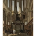 thumbnail image 3 of Emanuel de Witte 12x14 Black Modern Framed Museum Art Print Titled - The Tomb of Michiel De Ruyter in the Nieuwe Kerk, Amsterdam (1683), 3 of 5