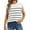White, variant on Women's T Shirts Ladies Knitted Vest Pullover Sleeveless Round Neck Casual Solid T Shirt Womens Tshirts White M