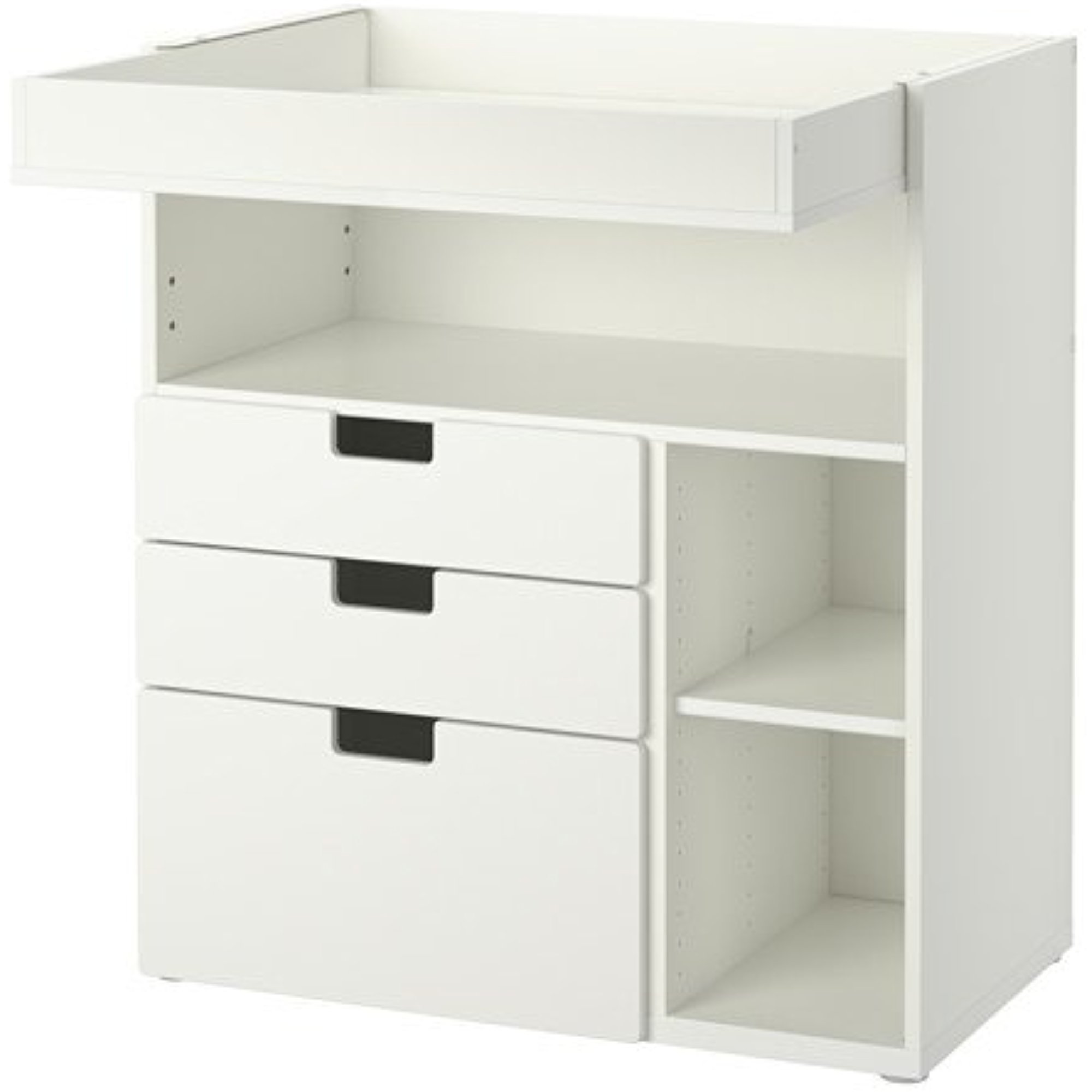 Ikea Changing table with 3 drawers, white 16204.8142.1026